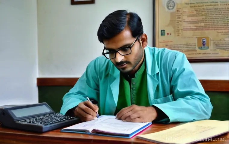 의사 자격증 관련 규정 - **Prompt:** A confident and experienced Bengali doctor, wearing a smart business-casual outfit, is d...