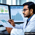 의학 논문 비평 및 해석법 - A detailed and professional illustration of a Bengali medical researcher thoughtfully analyzing a sc...