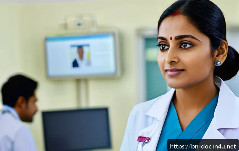 의료직에서 리더십 기르기 - A compassionate Bengali healthcare leader in a modern hospital setting, wearing professional attire ...