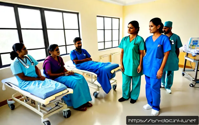 의료 분야 연수 프로그램 추천 - Photorealistic medical professional development workshop in a modern South Asian teaching hospital, ...